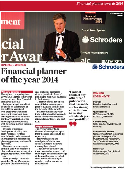 Money Management's annual awards for best in business 2014